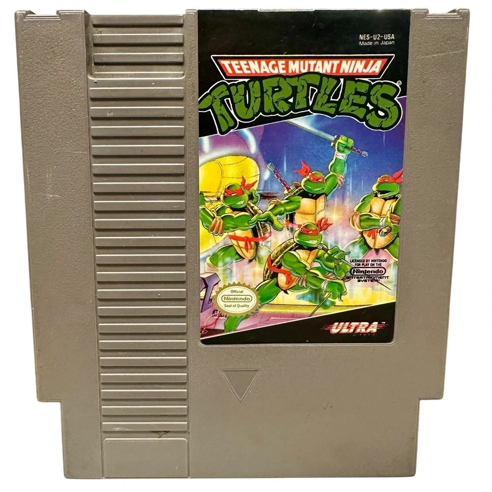 1989 TEENAGE MUTANT NINJA‎ TURTLES • VINTAGE NES NINTENDO VIDEO GAMES